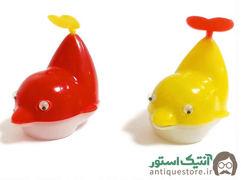 مداد تراش قدیمی مخزن دار (طرح دلفین)