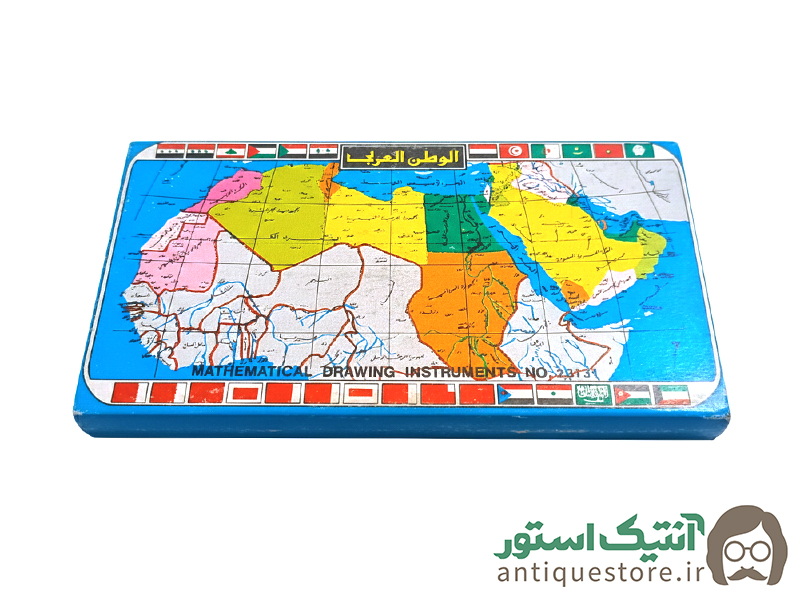 ست ابزار رسم قدیمی ( 8 تکه )