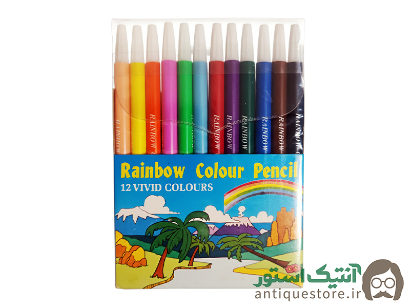 مداد رنگی پیچی قدیمی رنگین کمان