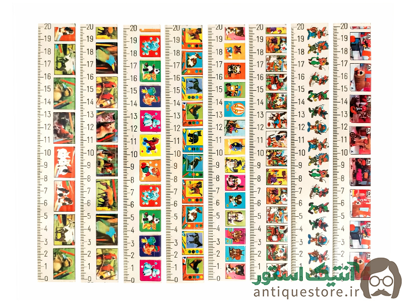 خط کش فلزی قدیمی پیکان