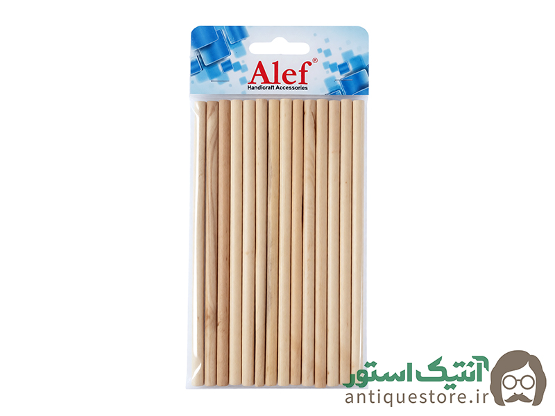 چوب بستنی گرد الف ( ساده )