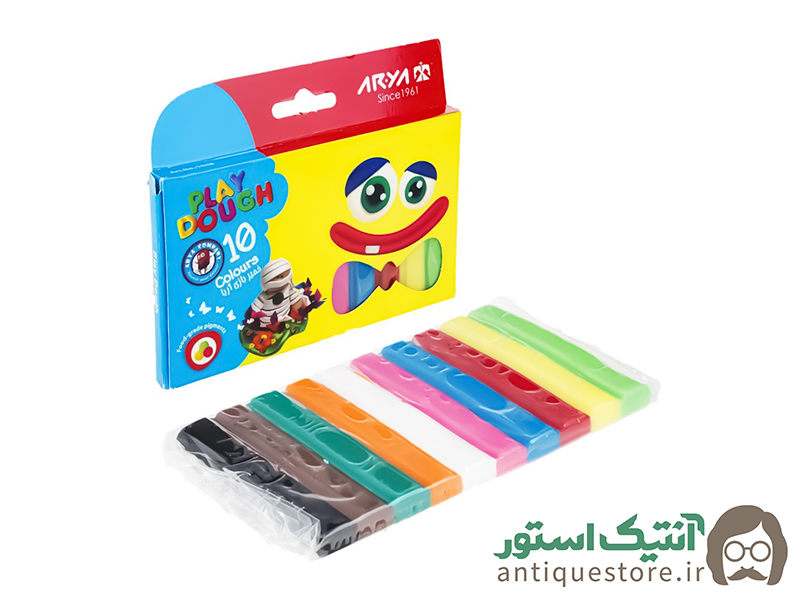 خمیر بازی 10 رنگ آریا
