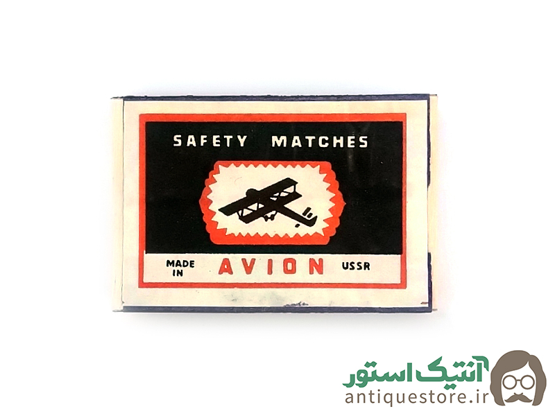 کبریت قدیمی هواپیما ( چوبی )