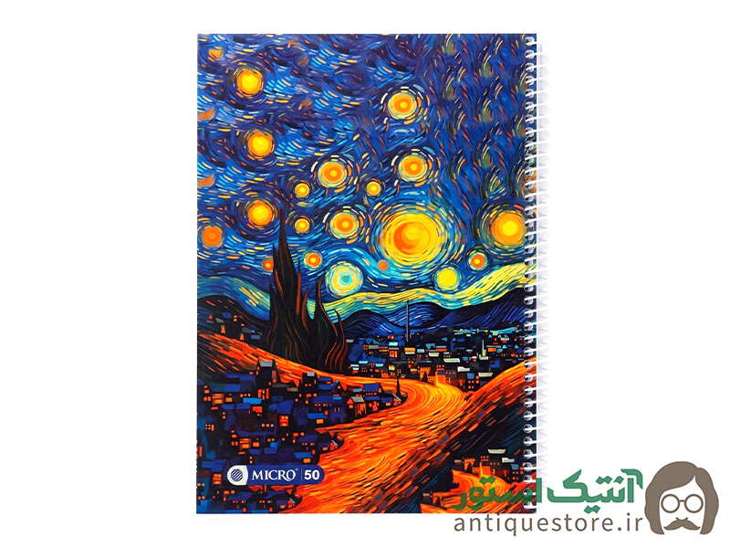 دفتر 50 برگ سیمی مجلد میکرو ( طرح پیکاسو )