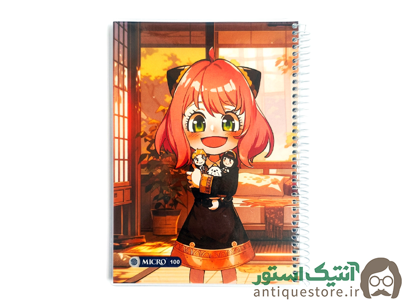 دفتر 100 برگ سیمی مجلد میکرو ( طرح دخترانه )