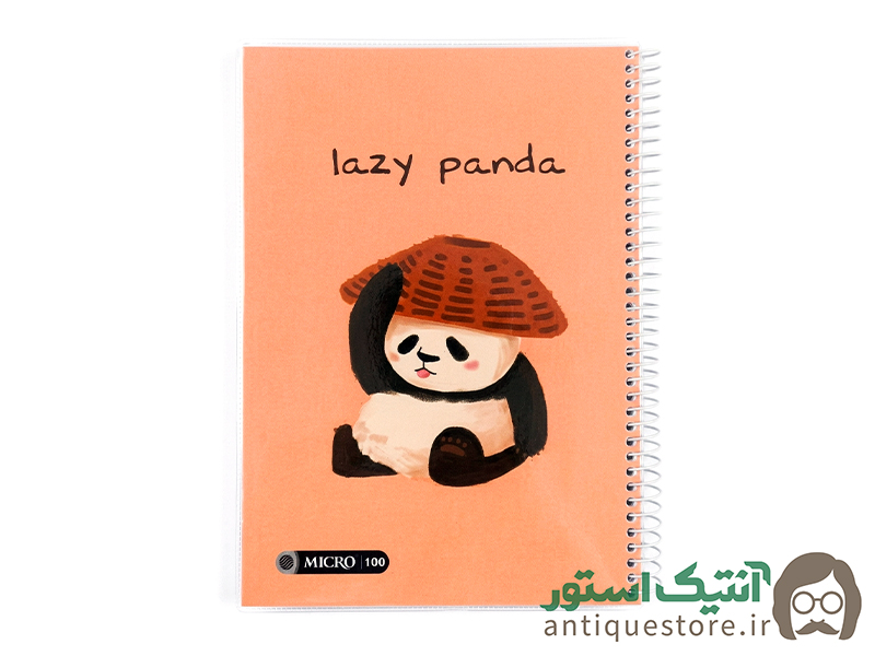 دفتر 100 برگ سیمی مجلد میکرو ( طرح پاندا )