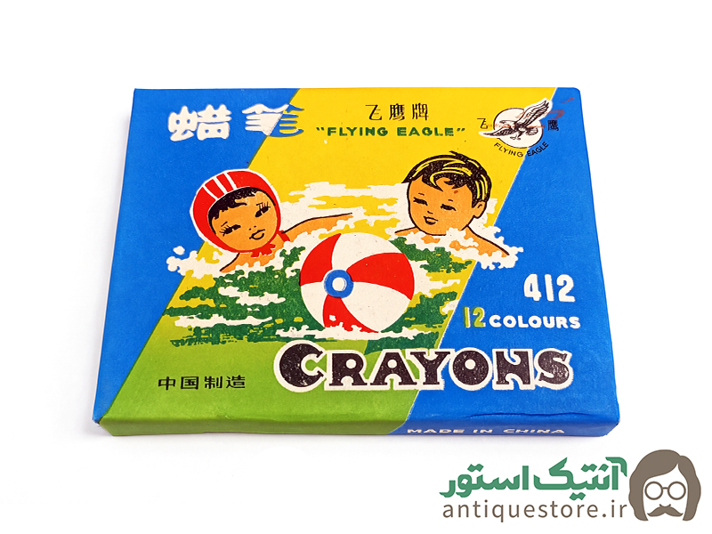 مداد شمعی قدیمی کریونز ( 12 رنگ )