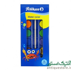 آبرنگ 12 رنگ پلیکان