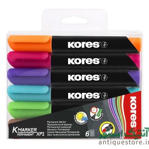 ماژیک معمولی کورس ( پک 6 رنگ )