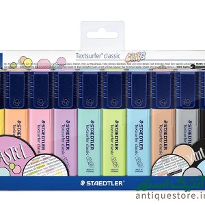 ماژیک علامت زن یا هایلایتر استدلر ( پک 10 رنگ پاستلی )