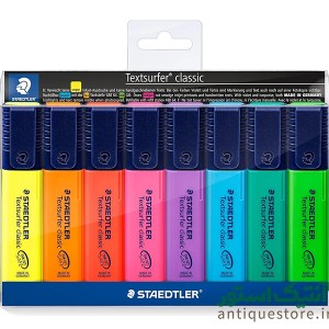 ماژیک علامت زن یا هایلایتر استدلر ( پک 8 رنگ )