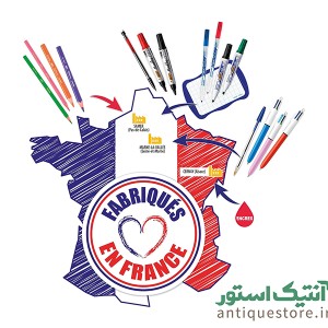 خودکار 4 رنگ بیک اصل فرانسه