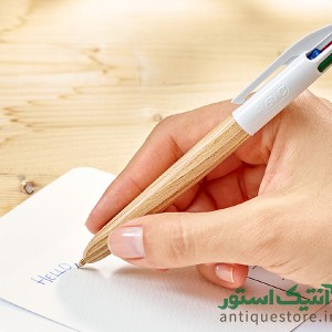 خودکار 4 رنگ چوبی بیک