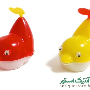 مداد تراش قدیمی مخزن دار (طرح دلفین)