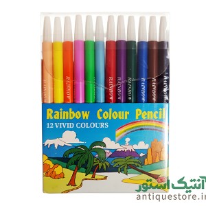 مداد رنگی پیچی قدیمی رنگین کمان
