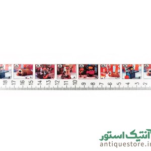 خط کش فلزی قدیمی دهه شصت