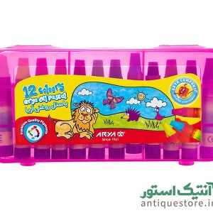 پاستل 12 رنگ کیفی آریا