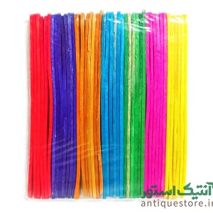 چوب بستنی تخت ( رنگی )