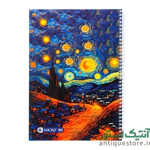 دفتر 50 برگ سیمی مجلد میکرو ( طرح پیکاسو )