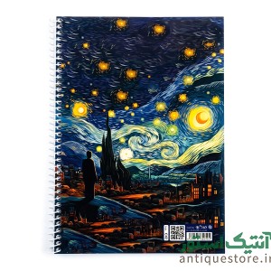 دفتر 50 برگ سیمی مجلد میکرو ( طرح پیکاسو )