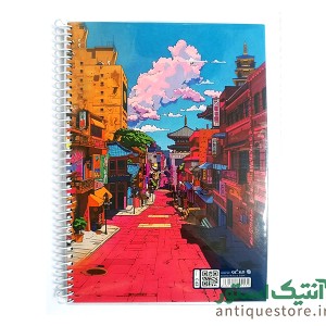 دفتر 80 برگ سیمی مجلد میکرو ( طرح گربه )