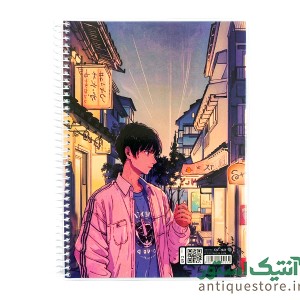 دفتر 100 برگ سیمی مجلد میکرو ( طرح پسرانه )