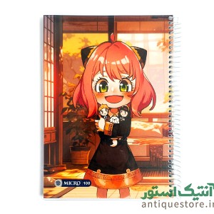 دفتر 100 برگ سیمی مجلد میکرو ( طرح دخترانه )
