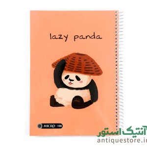 دفتر 100 برگ سیمی مجلد میکرو ( طرح پاندا )