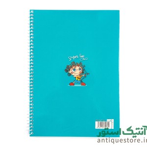 دفتر نقاشی 50 برگ سیمی مجلد بالون ( طرح پسر استثنائی )