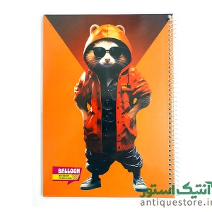 دفتر نقاشی 50 برگ سیمی مجلد بالون ( طرح گربه )