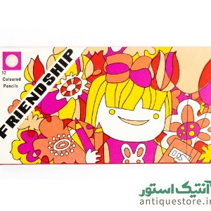 مداد رنگی قدیمی فرند شیپ ( طرح دخترانه )