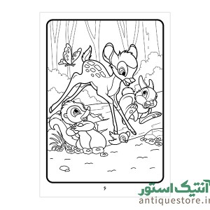 کتاب بامبی ( رنگ آمیزی کودکان )