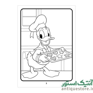 کتاب دانلد داک ( رنگ آمیزی کودکان )