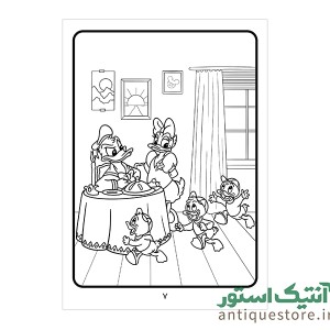 کتاب دانلد داک ( رنگ آمیزی کودکان )