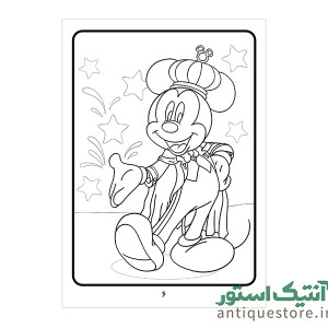 کتاب میکی ماوس ( رنگ آمیزی کودکان )