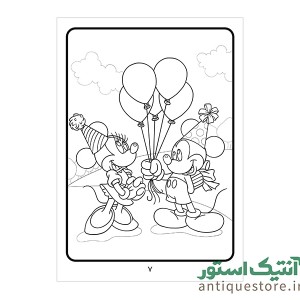 کتاب میکی ماوس ( رنگ آمیزی کودکان )