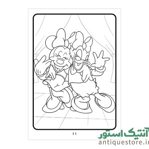 کتاب مینی ماوس ( رنگ آمیزی کودکان )