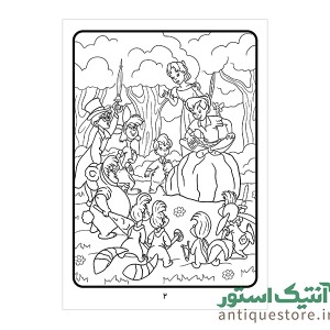 کتاب پیتر پان ( رنگ آمیزی کودکان )