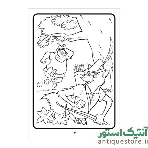 کتاب رابین هود ( رنگ آمیزی کودکان )