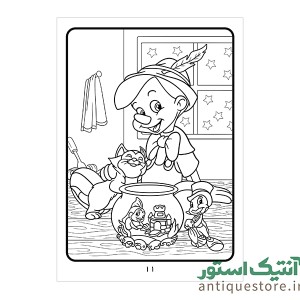کتاب پینوکیو ( رنگ آمیزی کودکان )