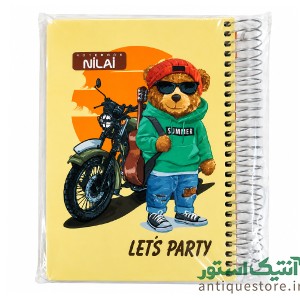 دفترچه 160 برگ نیلای