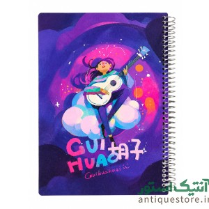 دفتر 200 برگ جلد طلقی کلاسیک