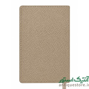 دفترچه جلد چرمی ته دوخت کش دار نیلای