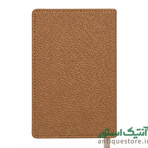 دفترچه جلد چرمی ته دوخت کش دار نیلای