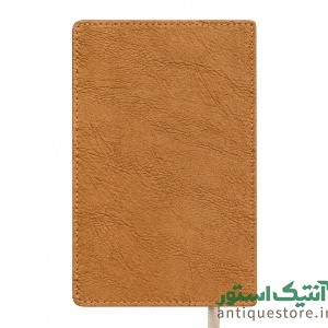 دفترچه جلد چرمی ته دوخت کش دار نیلای