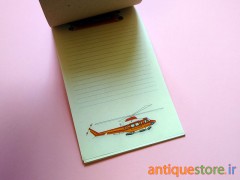دفتر یادداشت قدیمی (طرح هلیکوپتر)
