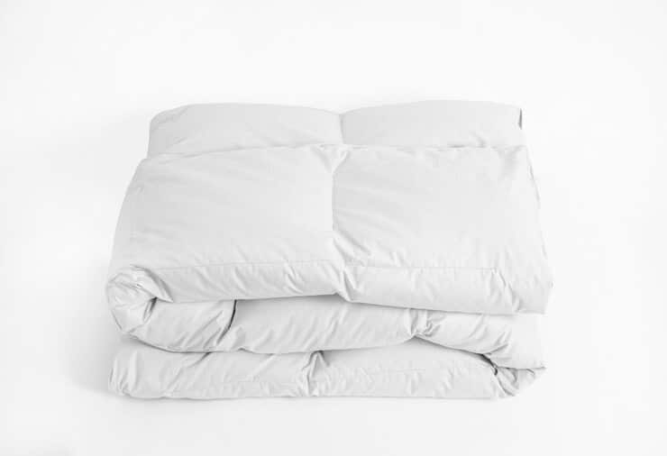 کاور لحاف تترون سفید ساده هتلی