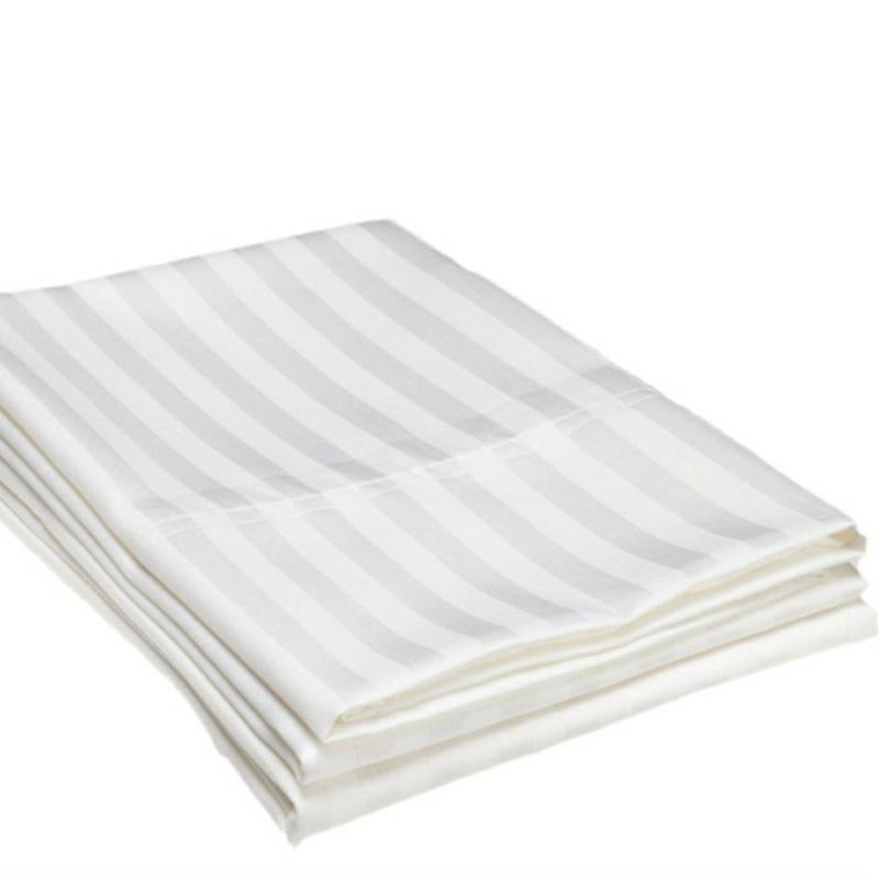 کاور تشک کش دار سفید راه راه Apa-S375