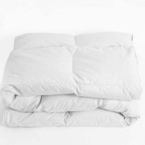 کاور لحاف تترون سفید ساده هتلی