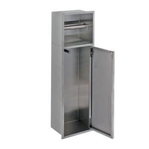 مخزن چندکاره رول دستمال توالت استیل مدل M500